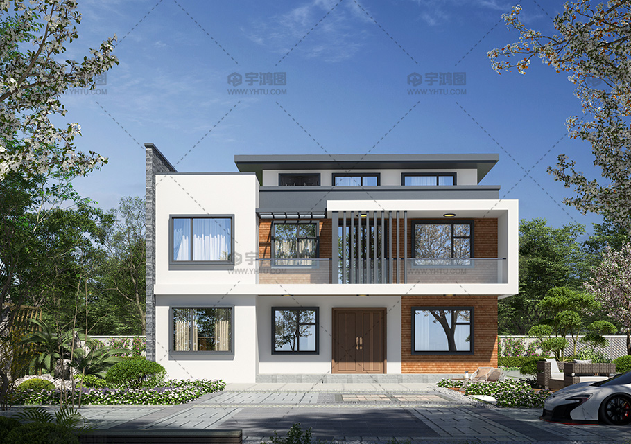 三層現代風別墅設計磚混結構別墅設計圖